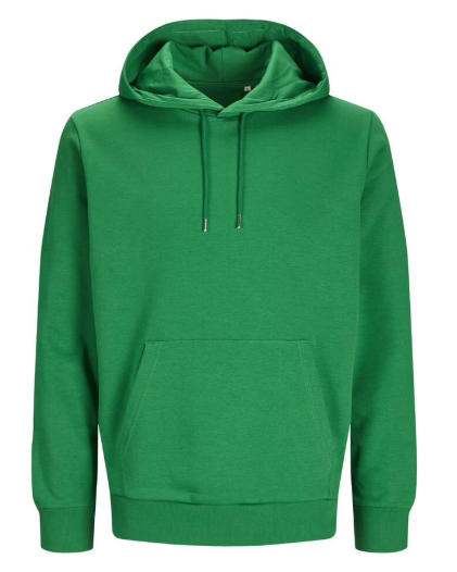 Sweat Hoodie w/drawstring Green Medium 