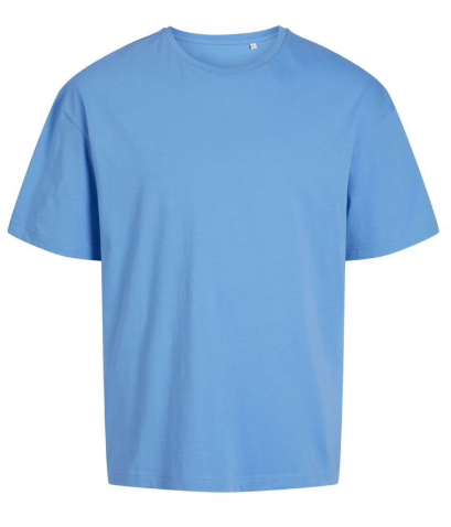 Organic T-Shirt XXLarge Azure Blue 