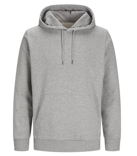 Sweat Hoodie w/drawstring Grey Medium 