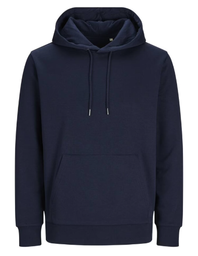 Sweat Hoodie w/drawstring Navy Large 