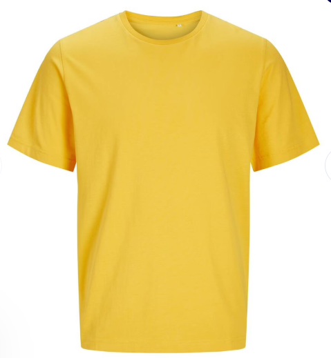 Organic T-Shirt Large Yellow